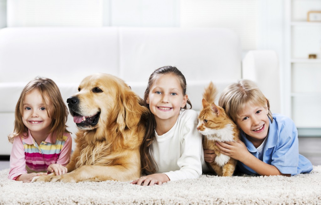 Children on the carpet