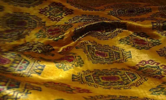 Silk oriental rug