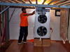 Work in carpet cleaning service